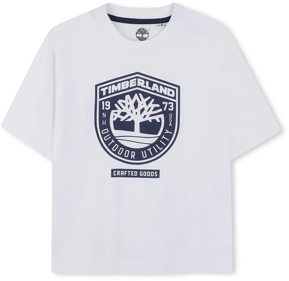 Timberland T60791 T-shirt Met Korte Mouwen 4 Years Jongen Wit