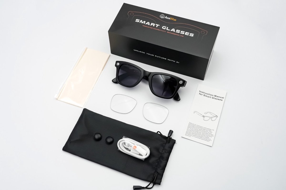 Camera bril - Slimme bril met camera - Smart glasses - Spy camera - Vertaalfunctie