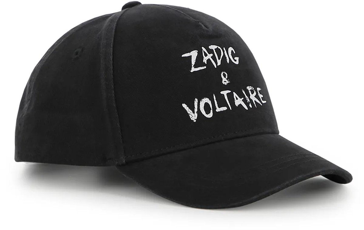 Zadig & Voltaire X60618 Petten Jongens - Zwart - Maat 56CM