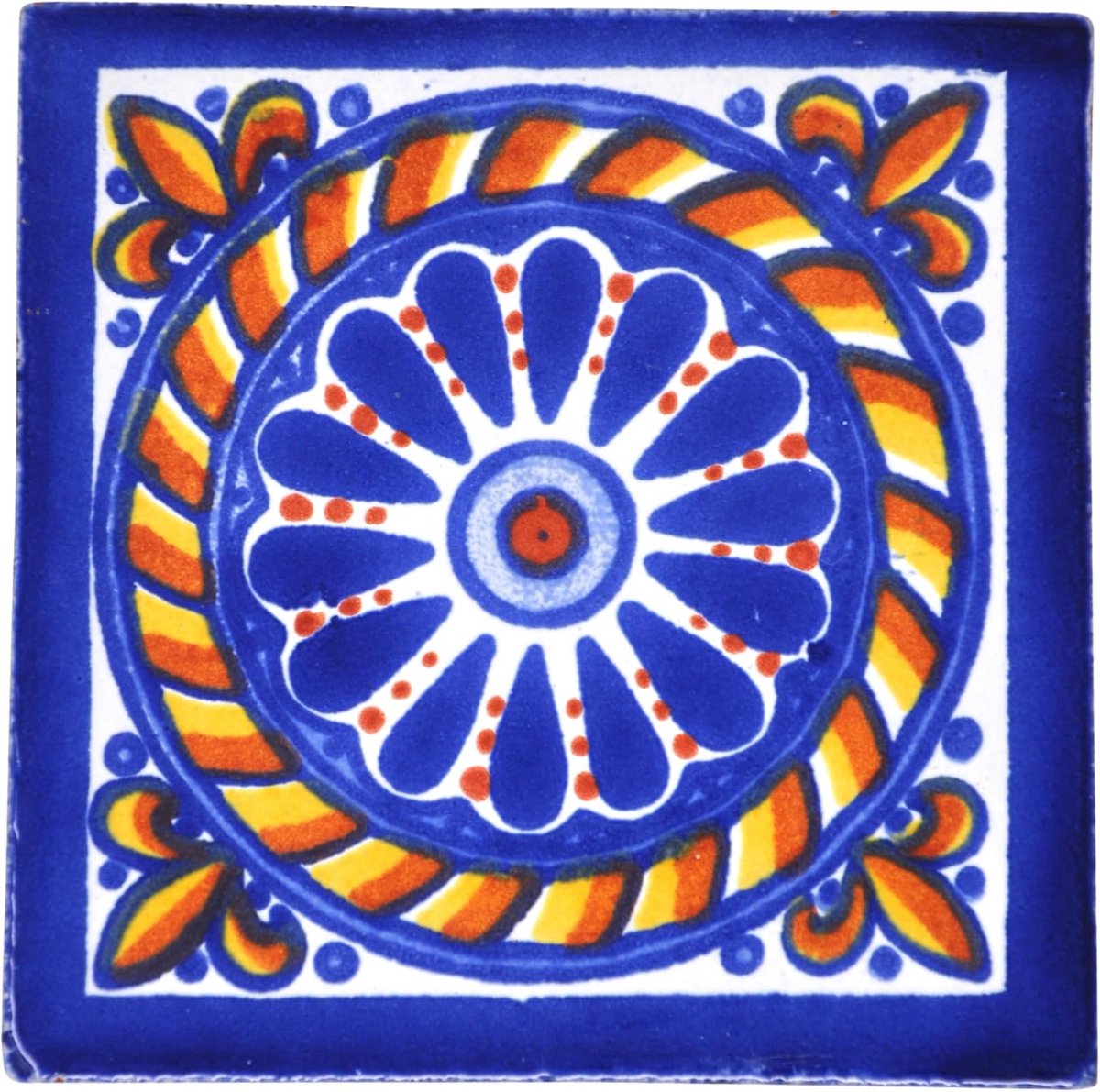 Mexicaanse Keramische Tegel - Handgemaakte Wandtegels - Decoratief Gebruik - Ethisch Verha