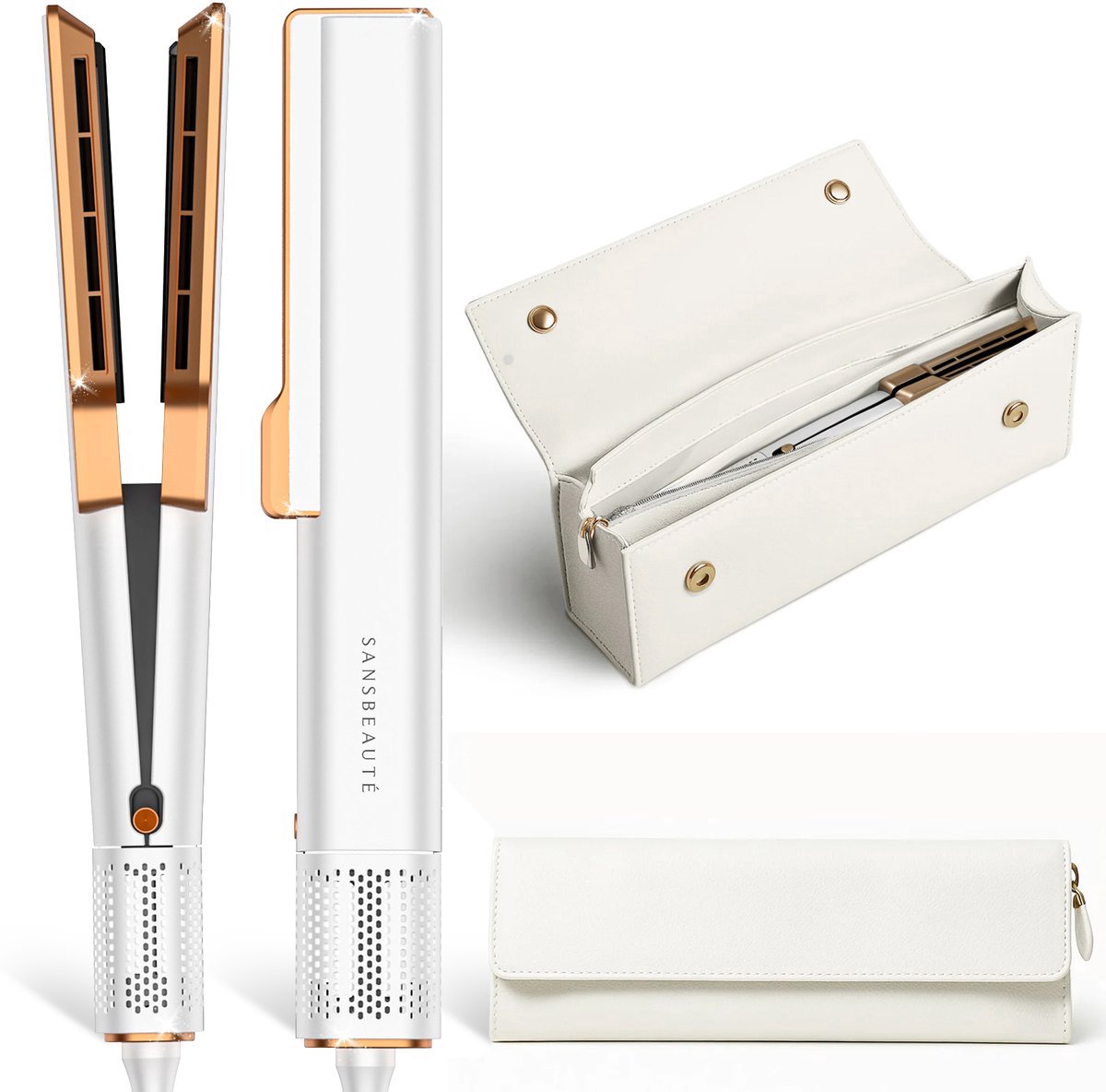 RD Commerce Sanstraight Stijltang Wet-to-Dry met Reisetui - RD Commerce - €129,49