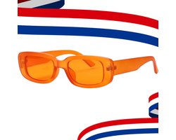 Koningsdag bril - WK 2026 - Oranje bril - Bevrijdingsdag - Koningsdag accessoires - Festival classic model - Festivalbril - Technobril - Rave bril - Festival zonnebril - Oranje- Unisex - Koningsdag - Kingsdag - Carnavalsbril