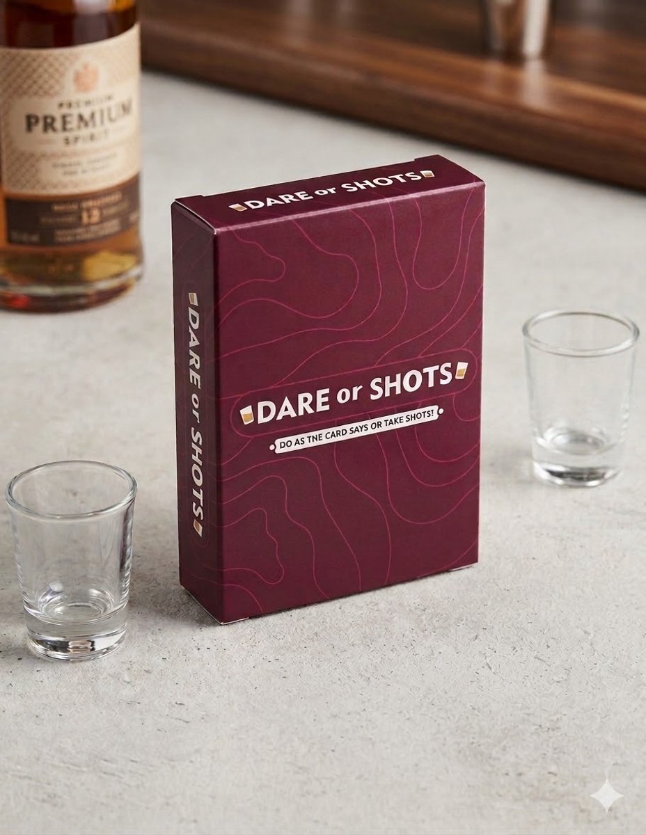 NEWI - Drankspel - Kaartspel Dare of Shots - Drank spelletjes - Truth or Drink - Speelkaarten - Gezelschapsspel - Doen, durven of de waarheid