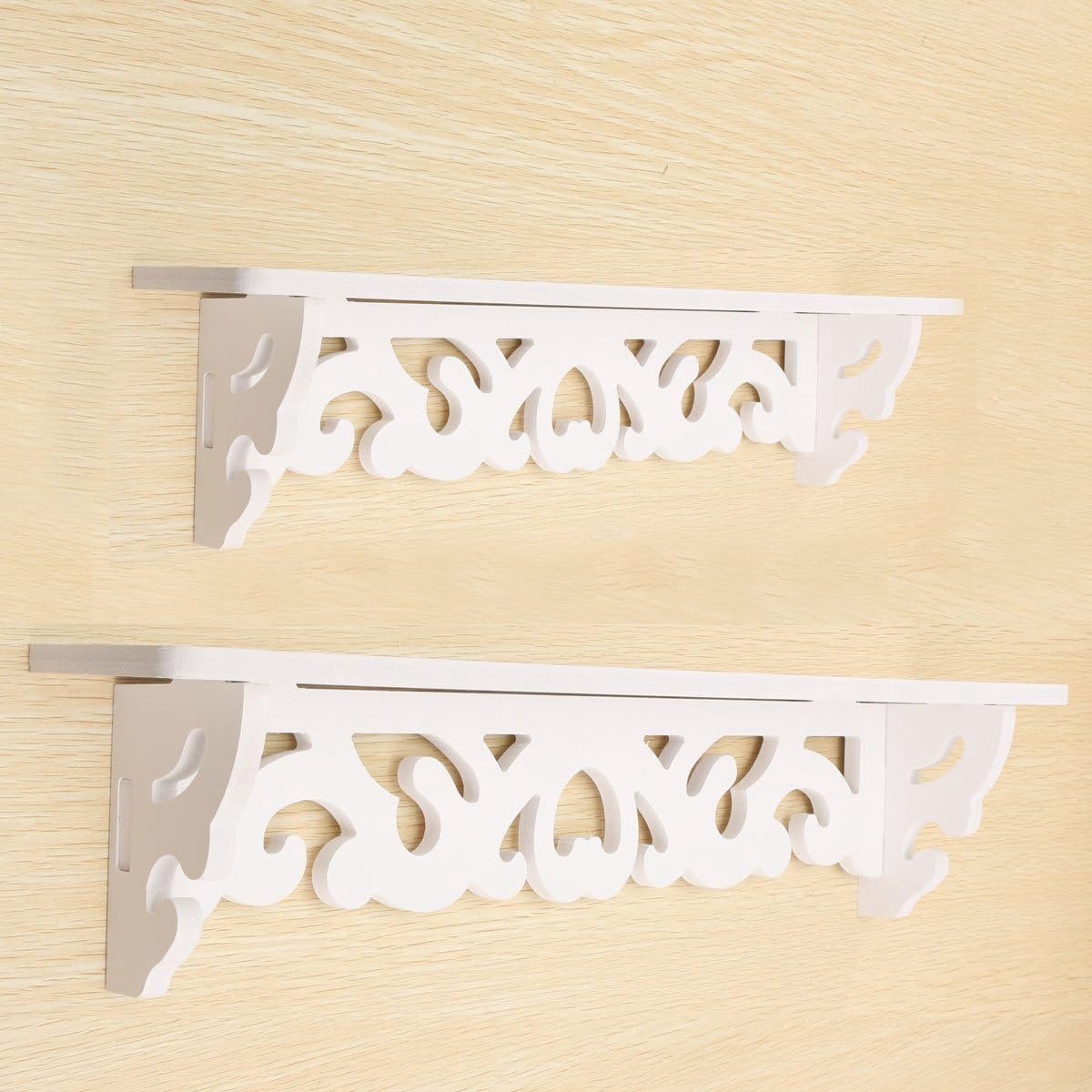 Wandrek 2 stuks - Zwevende planken - Opslag decoratie - Elegant hol design - Niet gespecif