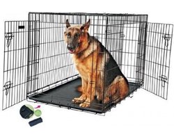 Hondenbench - XL -107 x 69 x 76 cm - Zwart