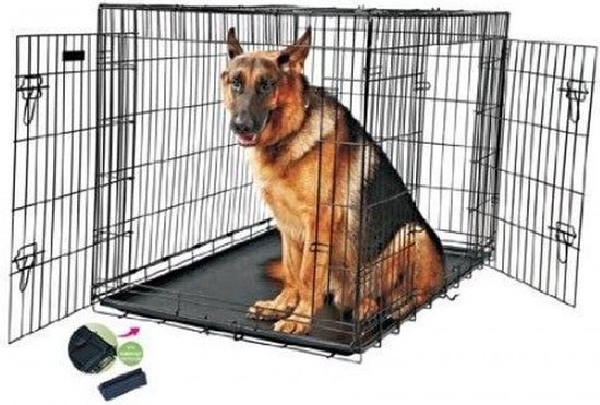 Hondenbench - XL -107 x 69 x 76 cm - Zwart