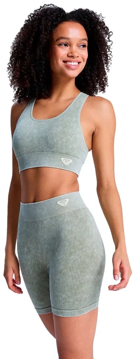 Roxy Chillout Seamless Washed Korte Sportbroek Grijs M-L Vrouw