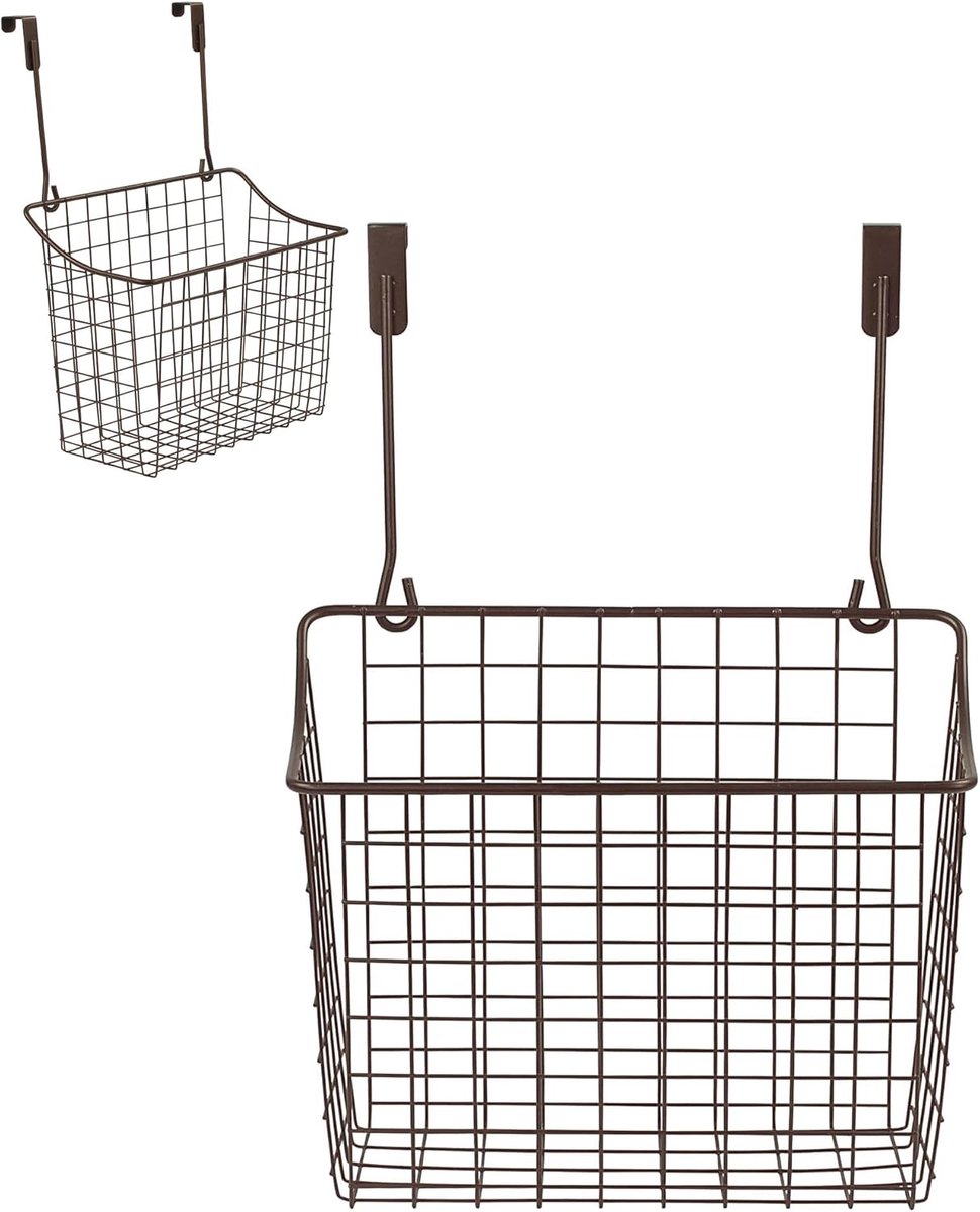 Raster Mand - Opbergmand - Kast Organisatie - Moderne Stijl - Brons