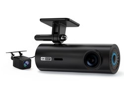 Pora&Co Dashcam Dual Lens 4K – Voor & Achter Camera – Ultra HD – Nachtzicht – Parkeermodus
