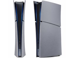 Playstation 5 Slim Faceplates Digital Edition (niet geschikt voor standaard PS5 & PS5 Pro) - Inclusief Mid Skin - Accessoires - Faceplate - Cover - Plate - Skin - Retro - 30th Anniversary Grey