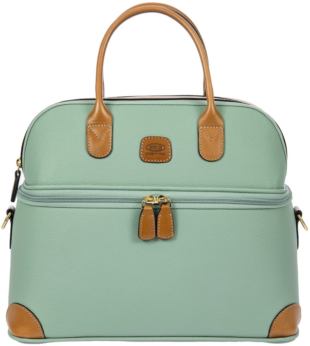 Bric's Firenze beautycase 35 cm - 17 L - Ritssluiting - eucalyptus