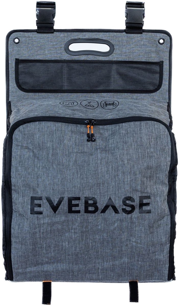 EveBase® Build It Outdoor Buddy Organizer - Luxe Camping Organizer voor Kleding, Schoenen en Accessoires - Handig voor Kamperen - Ideaal voor Tent, Camper, Caravan en Vouwwagen - Uitbreidbaar met EveBase Build It Organizers