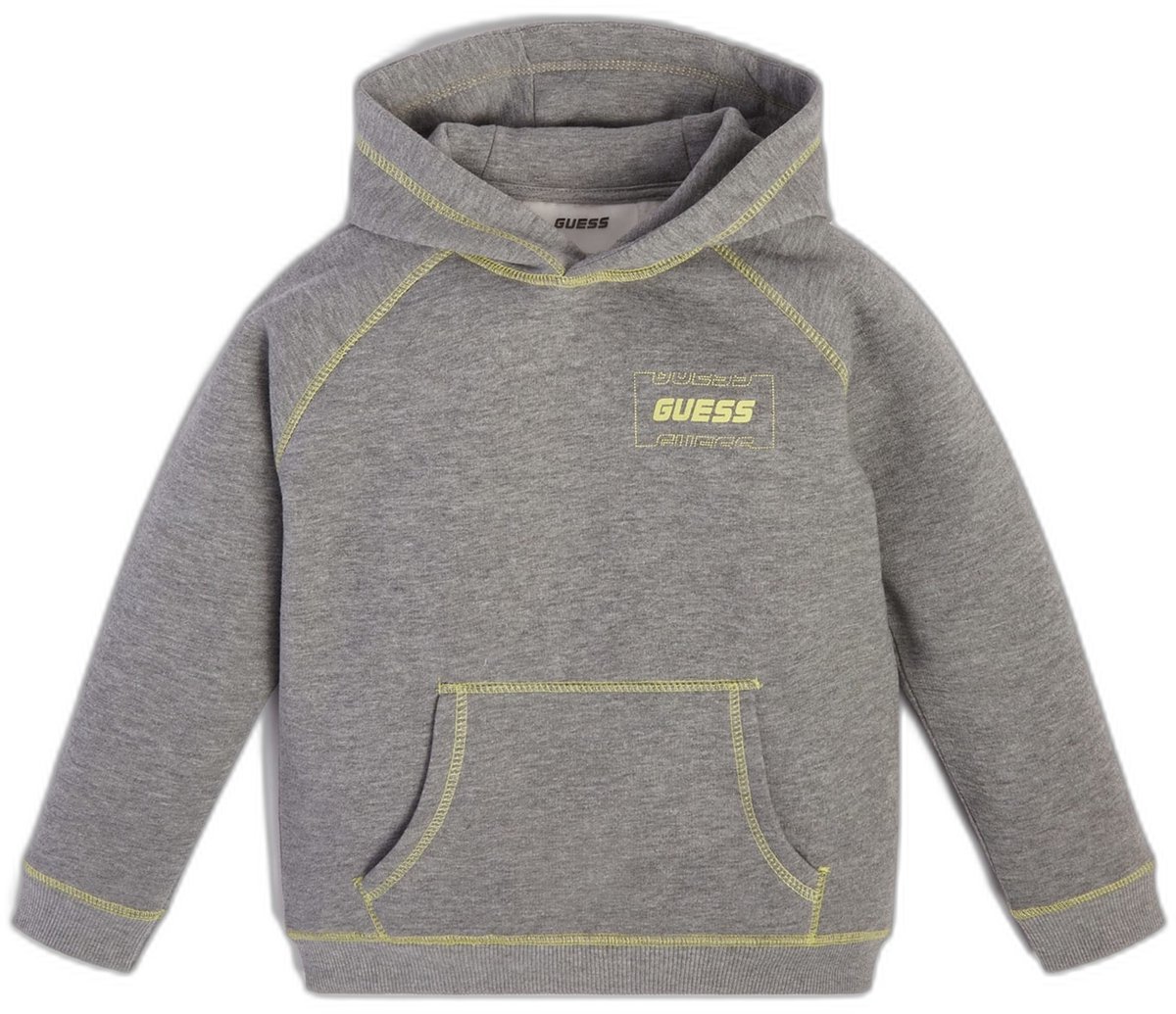 Kinder sweatshirt met capuchon Guess Active Bewolkte Grijze Heide