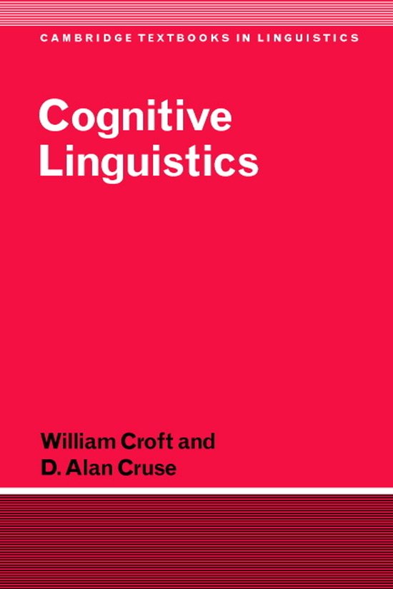 Cognitive Linguistics - cover