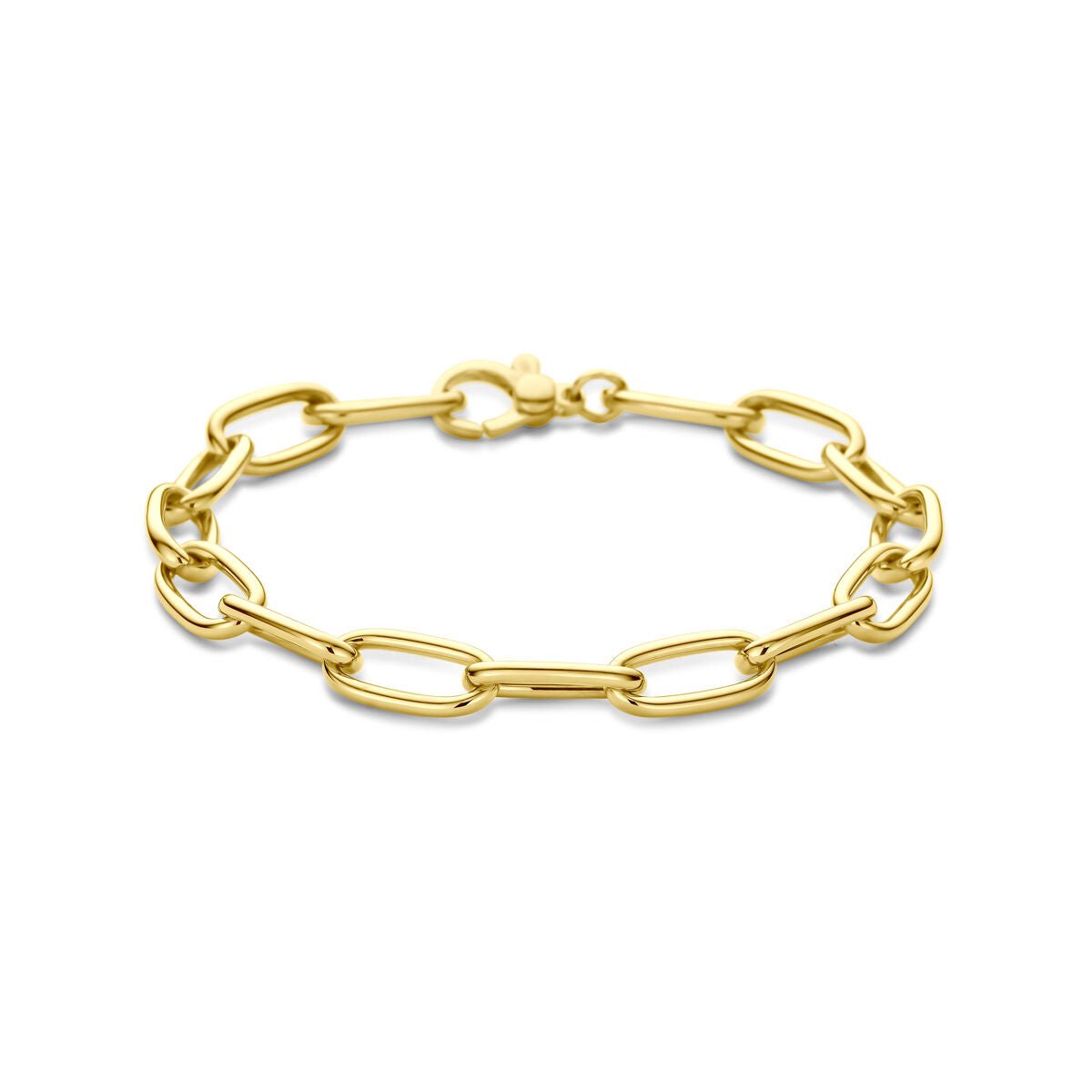 14K geelgouden armband 7 mm 19 cm - 4034434