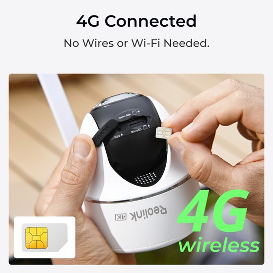 Reolink Go PT Ultra 4K LTE Mobiele Beveiligingscamera Draadloos Buiten, Geen WiFi, 3G/4G LTE, Batterijgevoed, SIM-kaart+32GB SD-kaart Inbegrepen, Kleuren Nachtzicht, Slimme Detectie, Tweewegs Audio, Lokale/Cloud Opslag van Merkloos — afbeelding 4