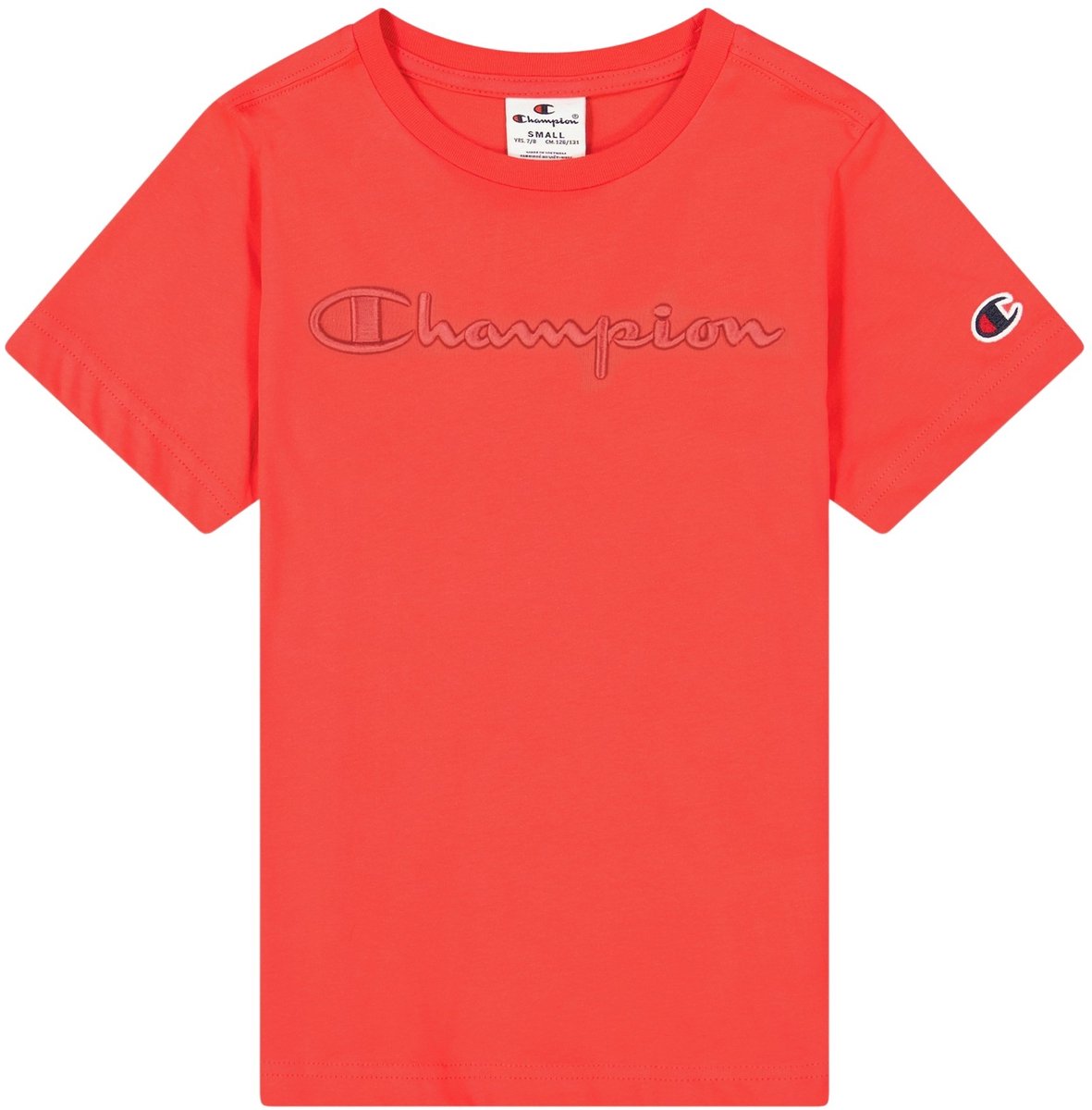 Kinder-T-shirt Champion Cml Logo Rood