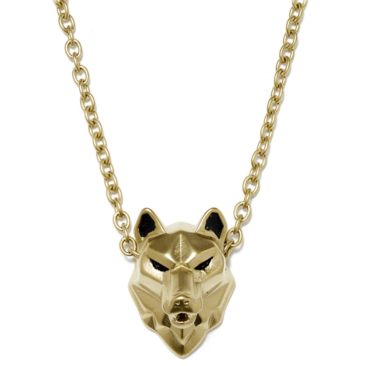 Jax Goudkleurige Stalen Wolf-ketting