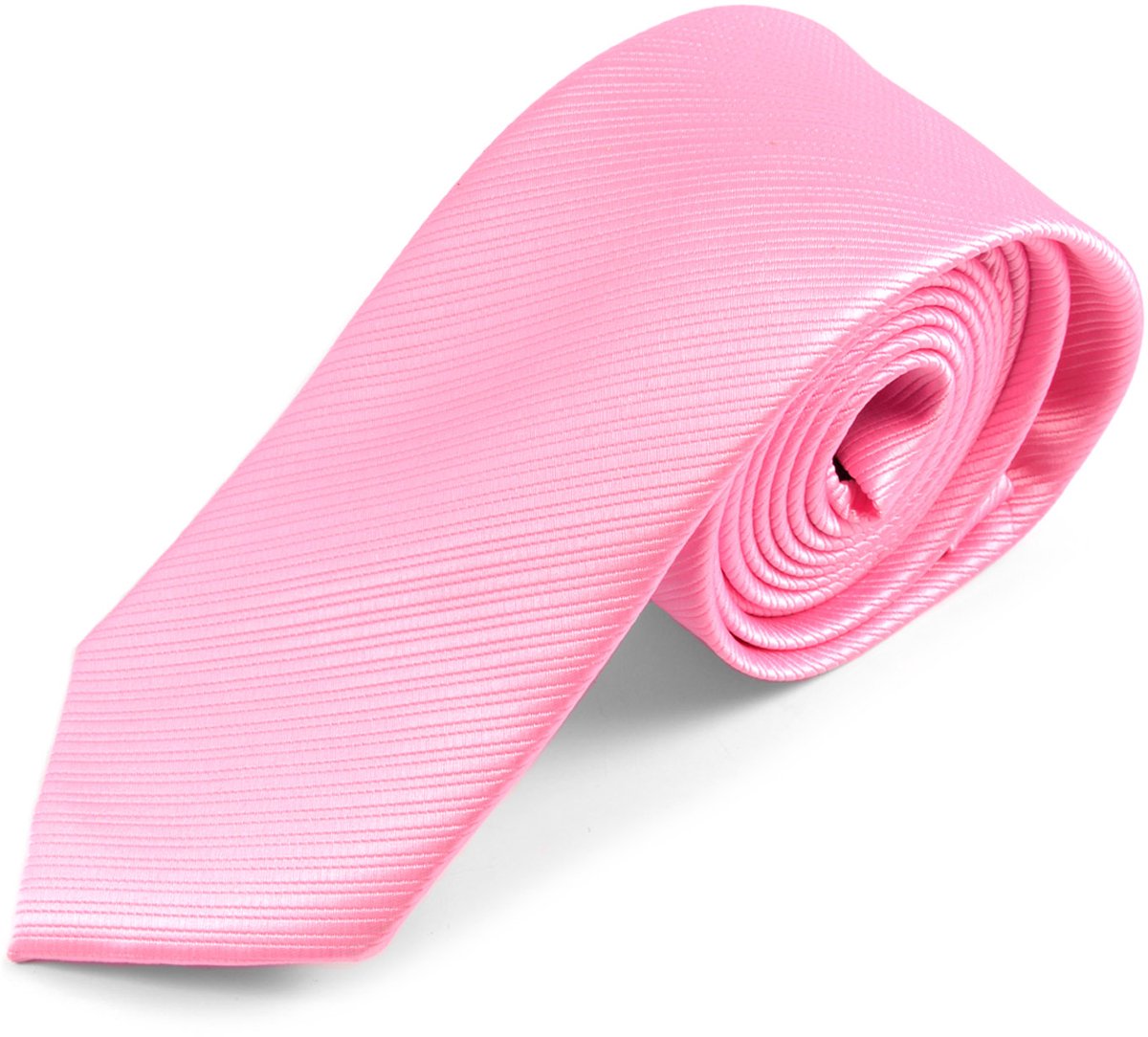 Roze microvezel Stropdas