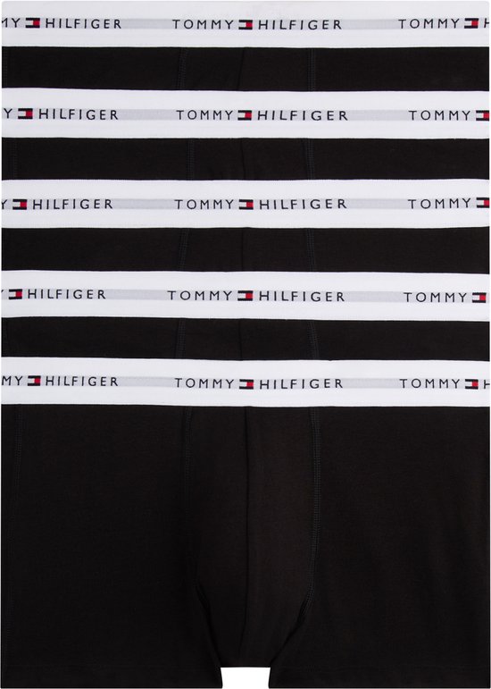 Tommy Hilfiger 5P boxer logo drapeau basique noir - XXL