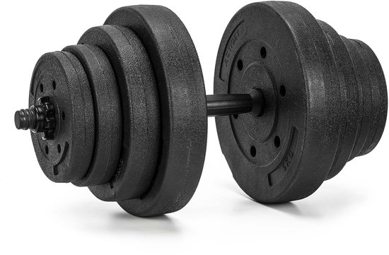 Actiget® Dumbells - 20 KG - Thuis Sporten - Zwart