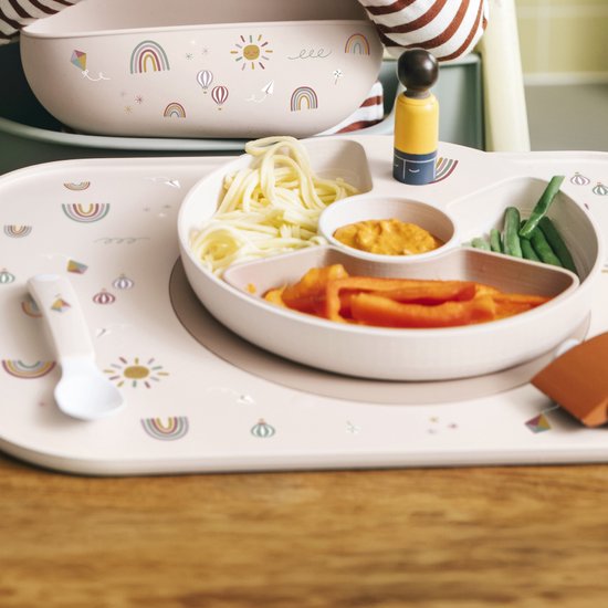 Mepal Oefenset Mio - Vakjesbord met oefenlepels - Forest Friends — afbeelding 3
