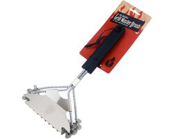Grill Master Brush - Staalborstel voor Barbecue, BBQ - BBQ accessoires - Borstel met Schraper - Schoonmaakborstel - Papa Cadeau Voor Mannen - Vaderdag
