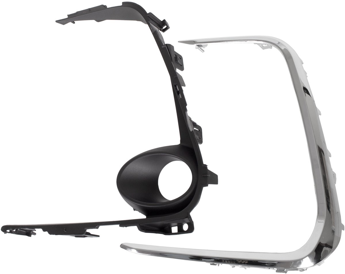 M MODECAR - Halogeen Frame - Links - Zwart en Chroom