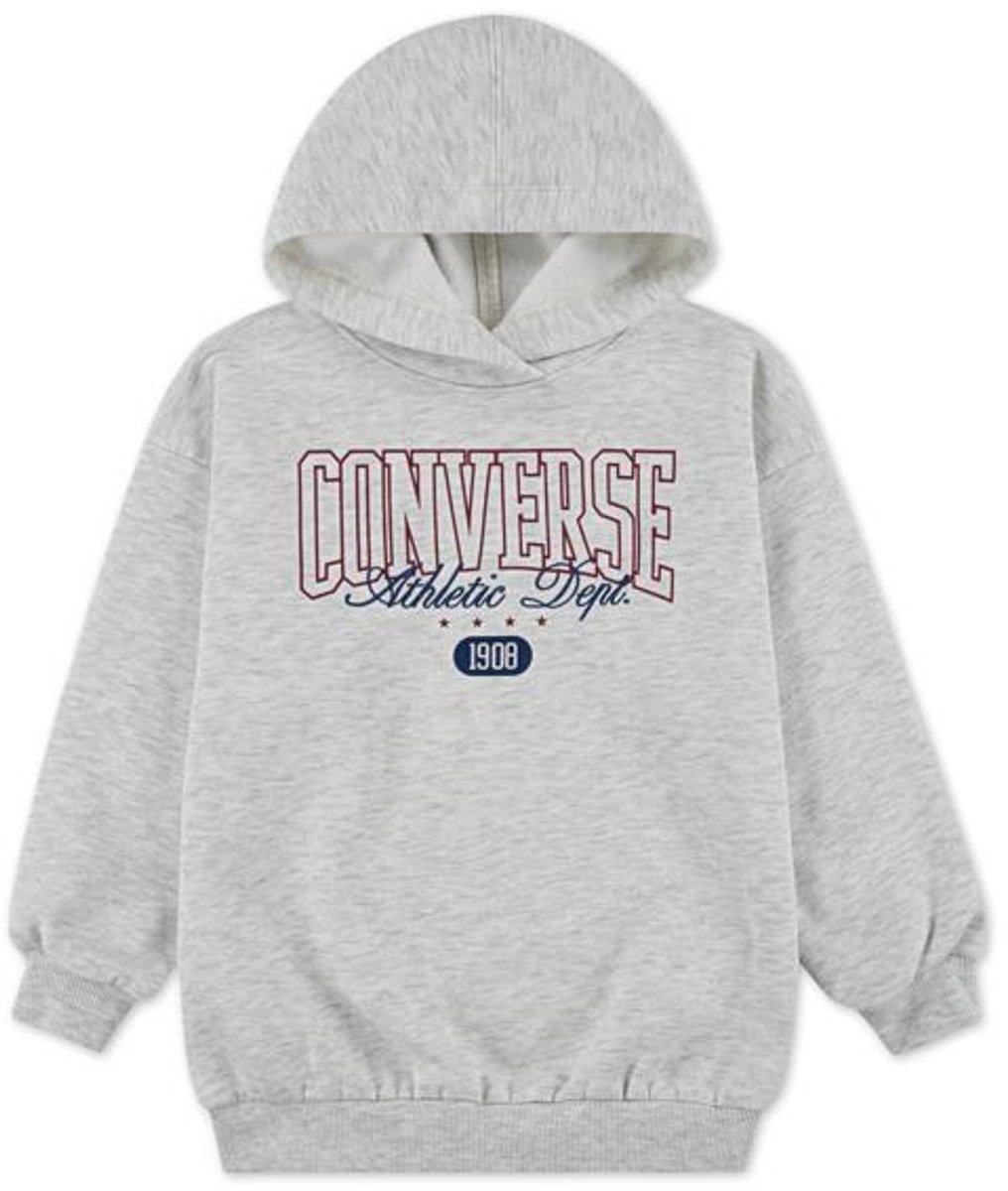 Girl hoodie Converse Boyfriend Birch Heather/sporty Berry