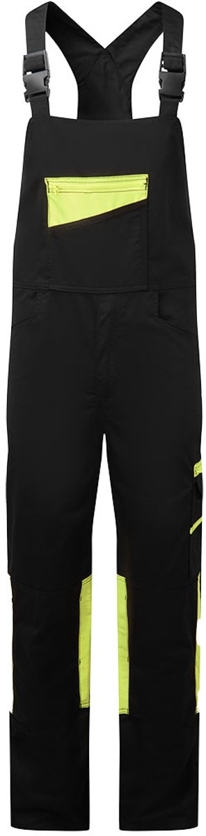 Portwest WX2 Eco Stretch Amerikaanse Overall CD850 - Zwart/Geel - M