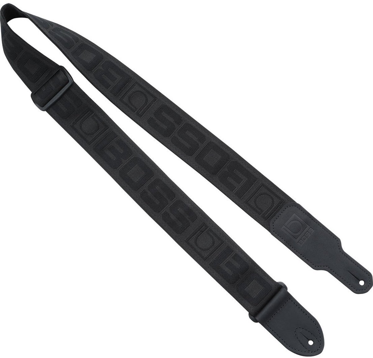 Boss BSM-20-BB gitaarband met Boss monogramlogo zwart