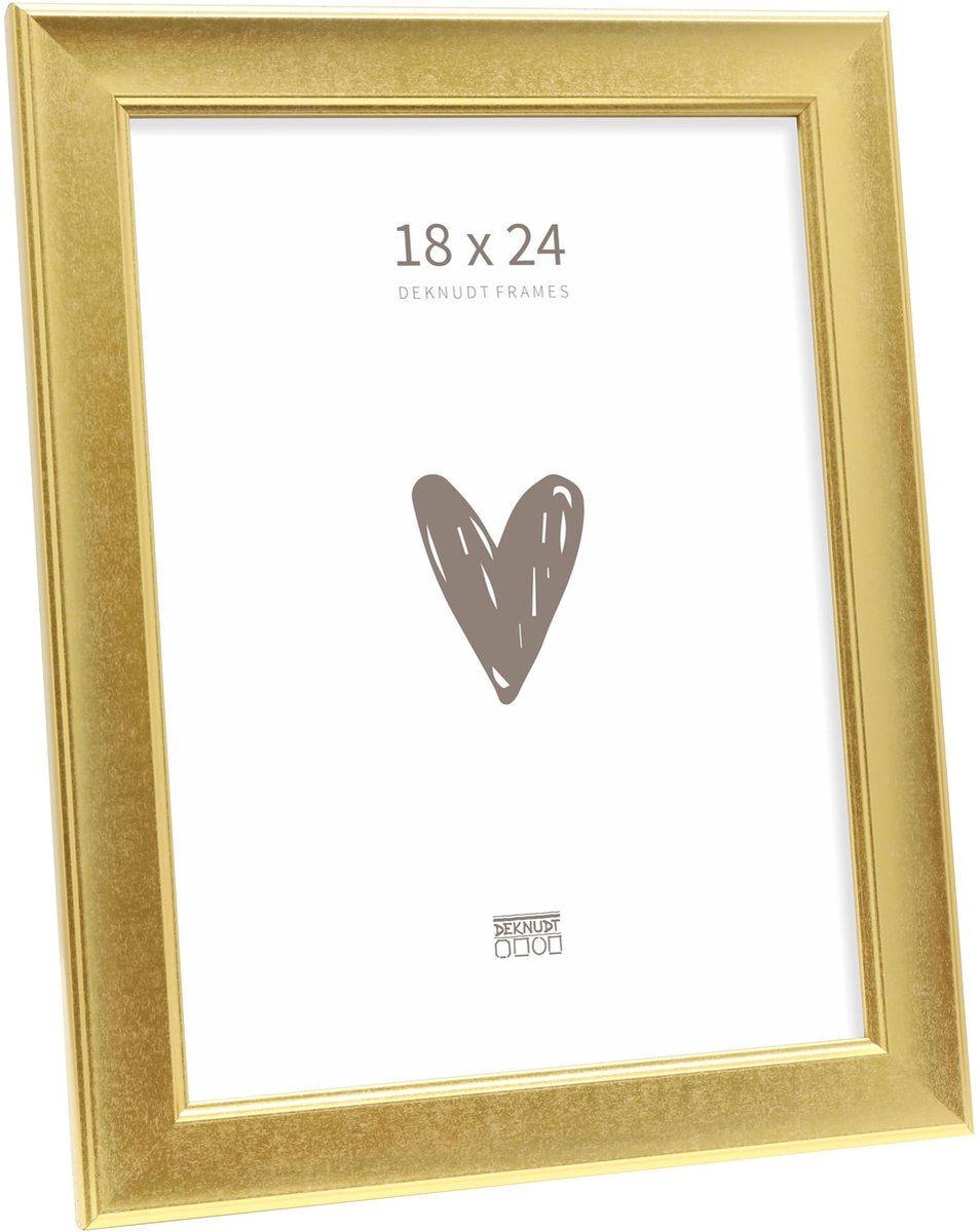 Deknudt Frames fotolijst S244A1 - klassiek goud - voor foto 18x24 cm
