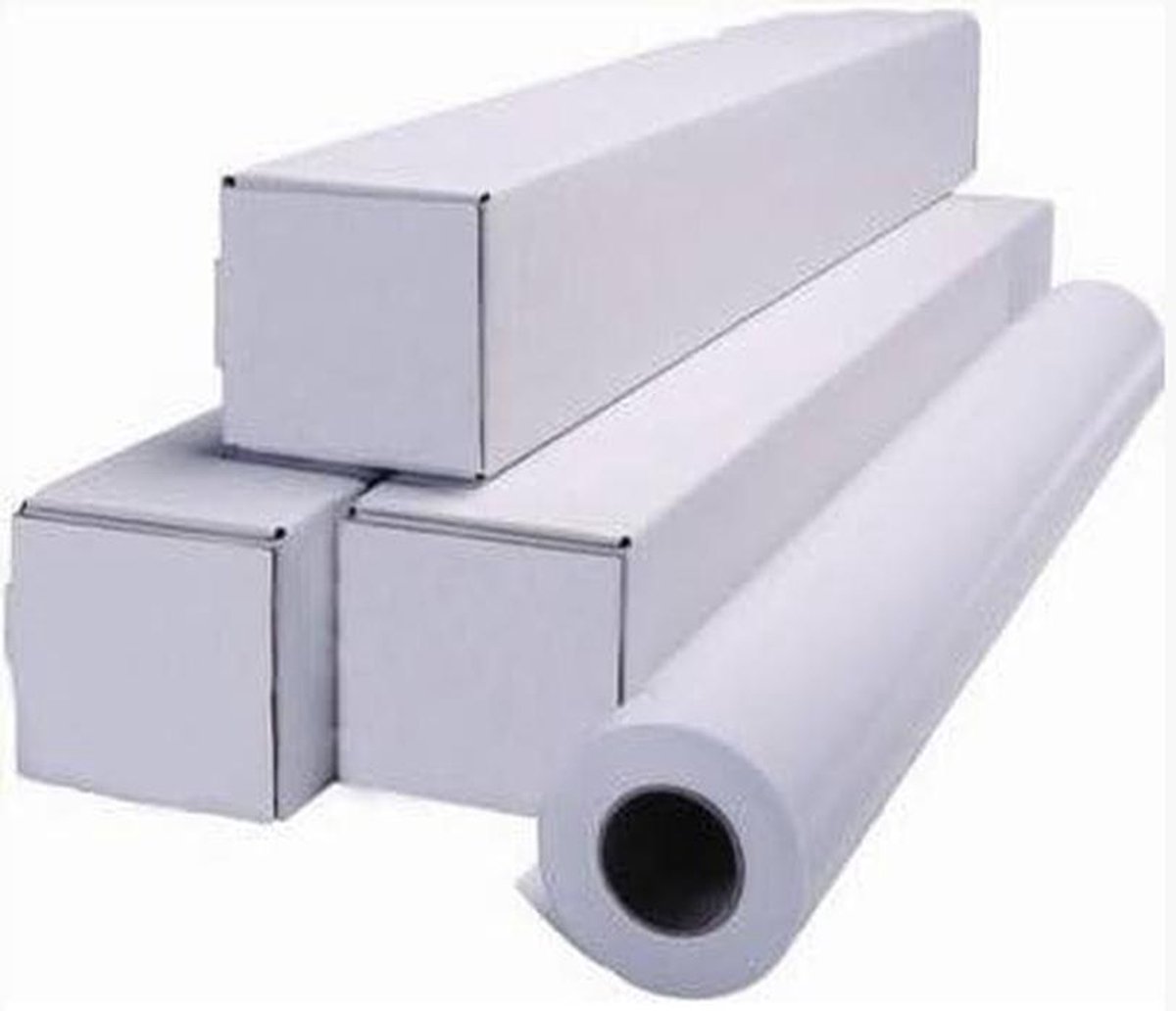 4 Rollen Plotterpapier 90g/m2 61x50cm voor Hoge Resolutie Prints