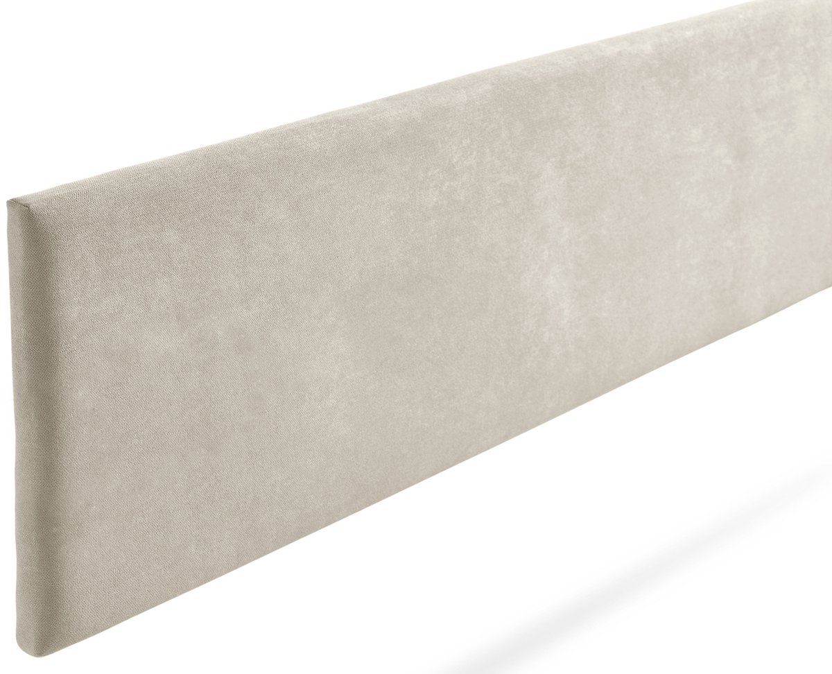 Moonia Hoofdbord - Aqualine - Minimalistisch - Mosterd - Duurzaam en Eenvoudig - 50 cm Hoogte - Makkelijk Op Te Hangen