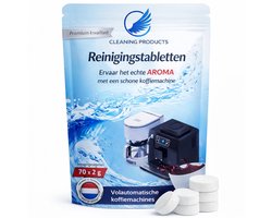 70 Reinigings tabletten Koffiemachine – Universele 2g Onderhoudstabletten voor Espresso & Volautomatische Koffiemachines – Geschikt voor Siemens, Jura, Bosch, Nespresso, Philips, Krups