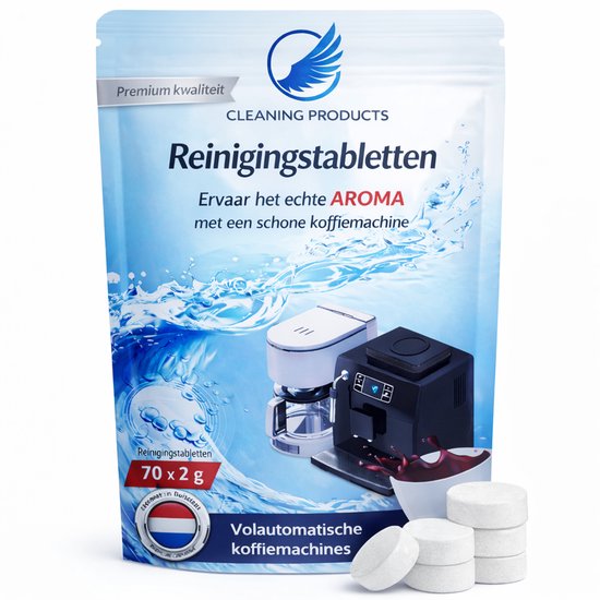 70 Reinigings tabletten Koffiemachine – Universele 2g Onderhoudstabletten voor Espresso & Volautomatische Koffiemachines – Geschikt voor Siemens, Jura, Bosch, Nespresso, Philips, Krups