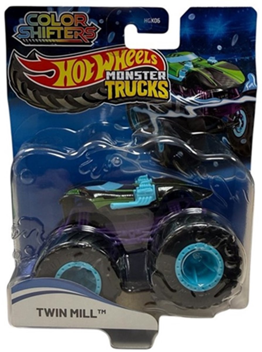 Hot Wheels Monster Trucks COLOR SHIFTERS TWIN MILL Vehicle