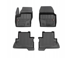 FROGUM Rubber Matten Set + Kofferbakmat – Ford Kuga MkII (2012-2019, Onderste Bagagevloer) – TPE – Op Maat – Proline