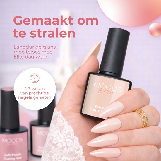 Moods Gellac 6-delige Set - Gellak Starterspakket - Gel Nagellak - 8ML - Soft Petals - Gellac - Nagels - Chique Kleuren - HEMA- & TPO-vrij
