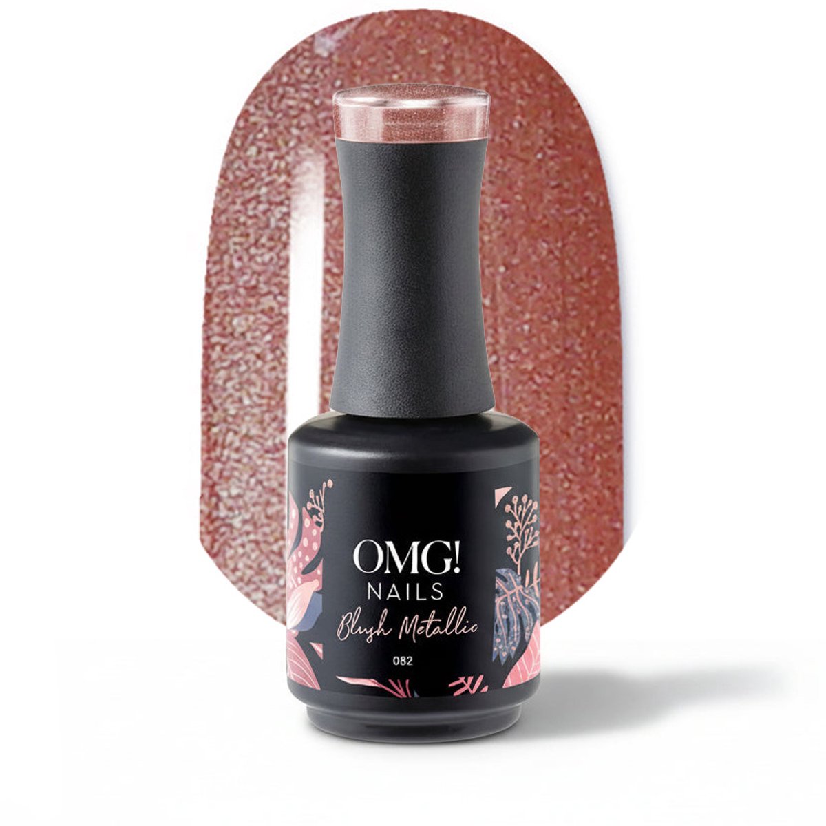 Limea OMG Gellak 082 Blush Metallic 15ml - Gel nagellak - Glinster Gel lak - OMG nails