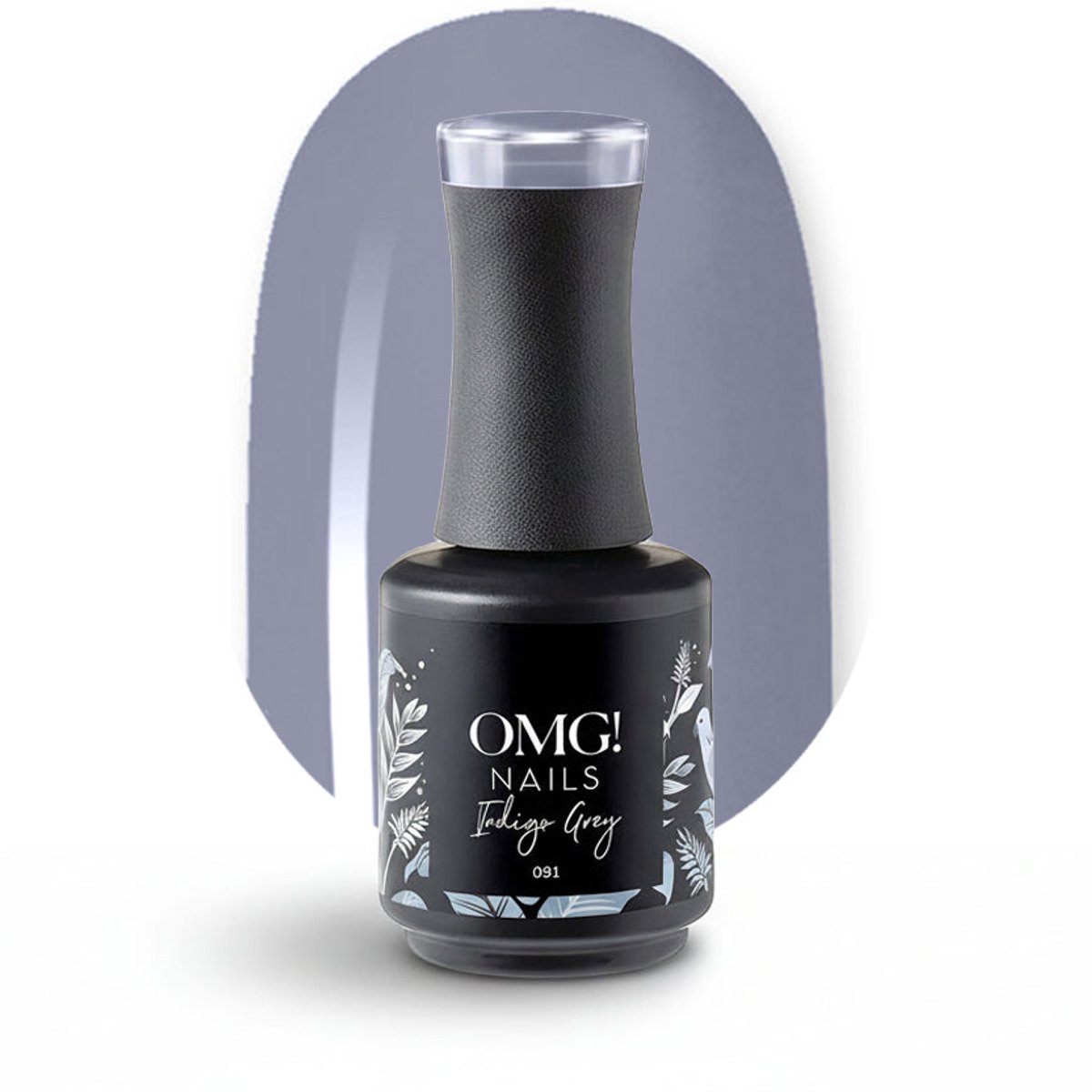 Limea OMG Gellak 091 Indigo Grey 15ml - Gel nagellak - Grijze Gel lak - OMG nails