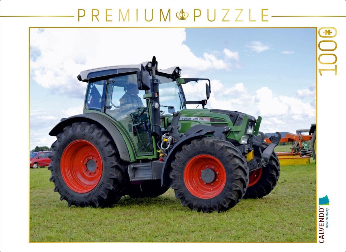 Fotopuzzel 1000 Stukken Tractor Boerderij 64x48 cm