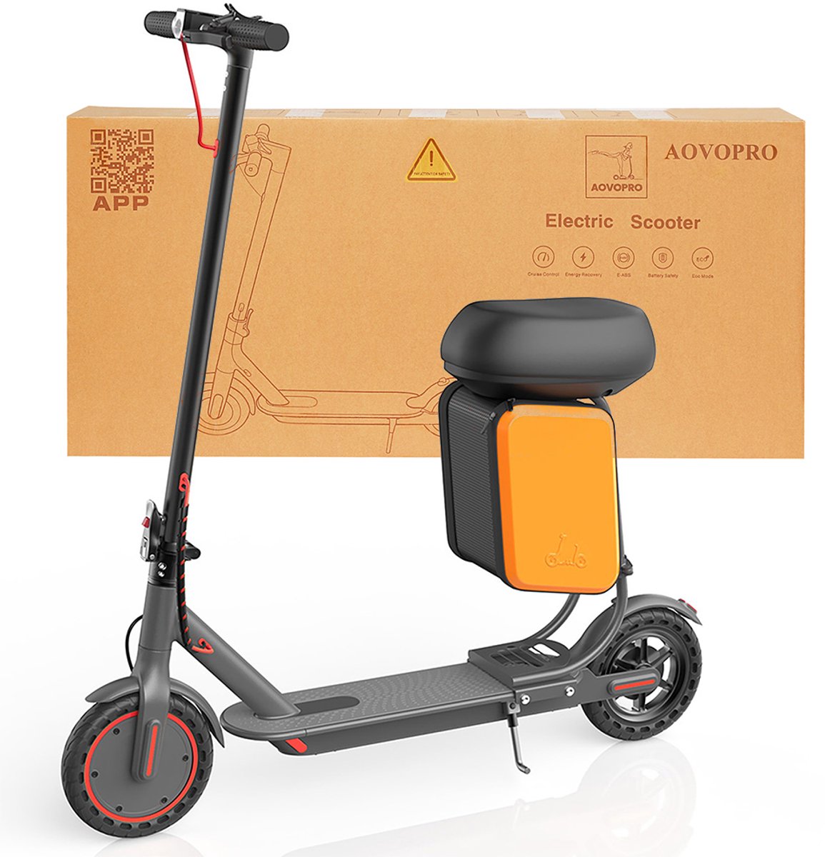 AOVOPRO TX01XB Elektrische step met Zadel- 25 km/u - 36V 5.2AH - Bereik van 25 km - 8,5 inch antislipbanden - voor Volwassenen – foto 6