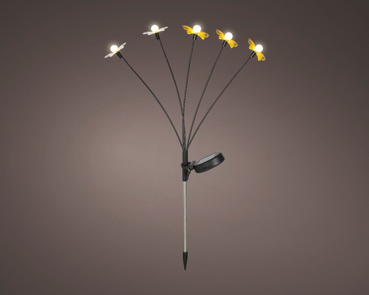 Kaemingk | Solar Vlinder Metaal Steady | 5,5 x 6 x 60 cm