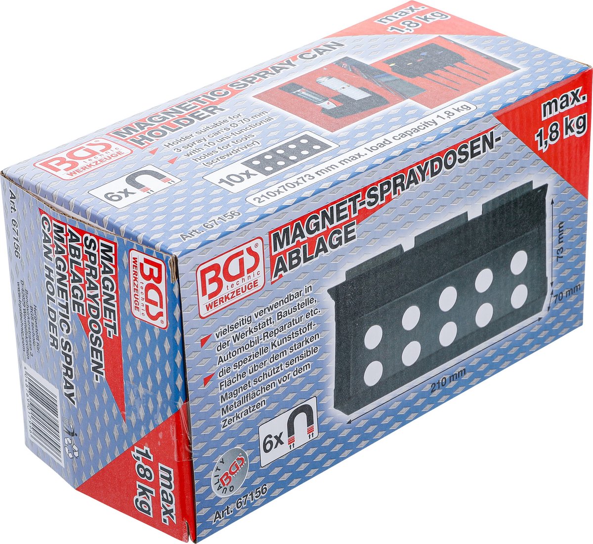 BGS Magneet Spuitbusrekje | 210 Mm
