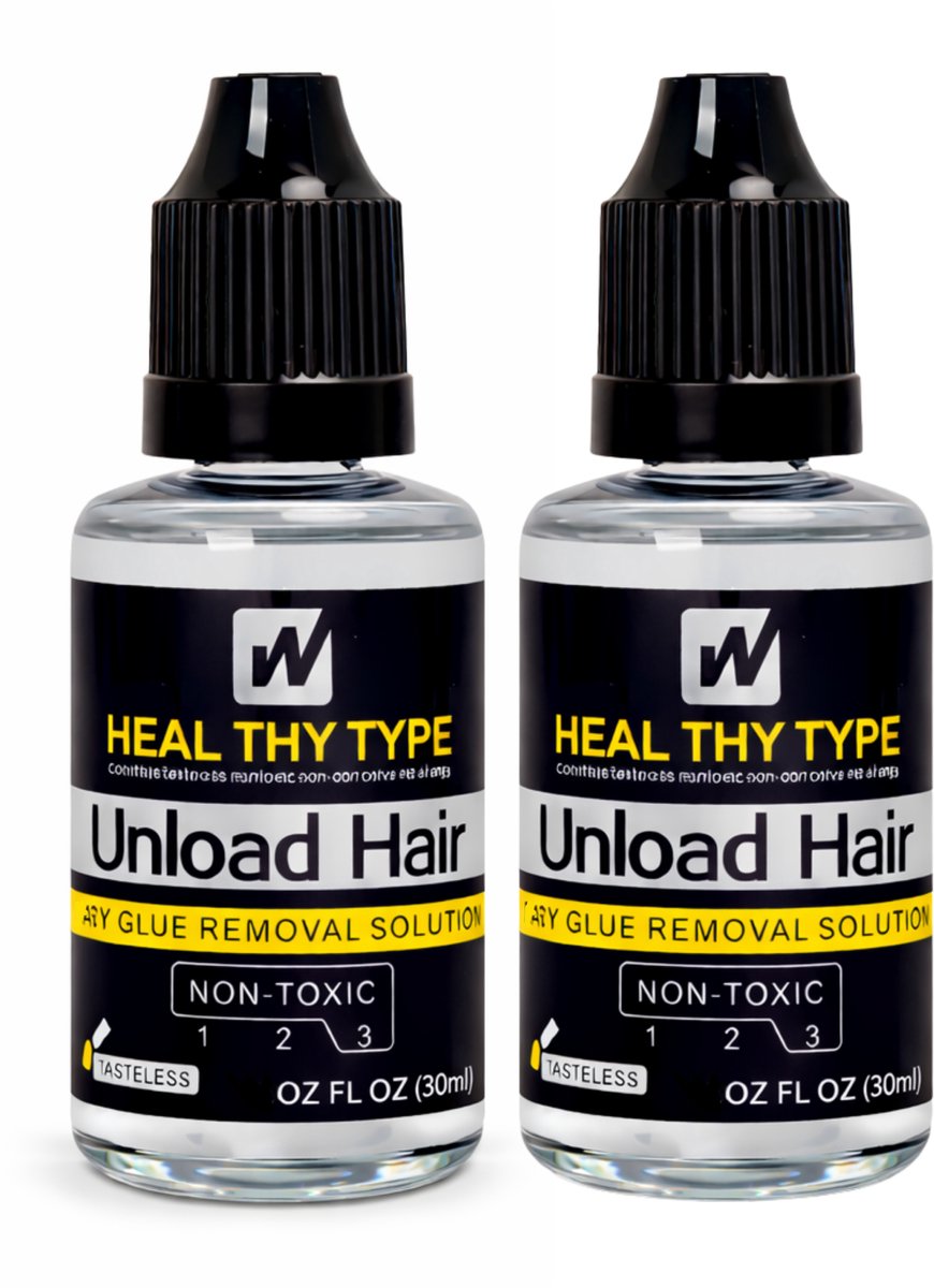 Walker Tape Unload Hair - Dry Glue Removal Solution - 2 stuks - 30 ml - Haarextensions