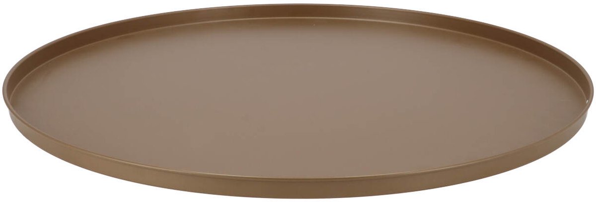 Daan Kromhout - Tray - Plate - Dienblad - Bruin/Goud - Metaal - 37x2cm