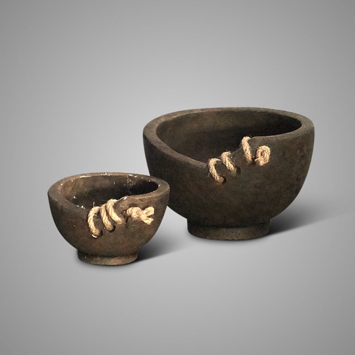 Set Of 2 Tealightcups Majestic Brown- theelichthouder set van 2- stoer sober- landelijk- sfeervol- wonen- Moederdag- kerst- sint