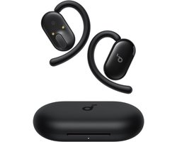 soundcore Anker V20i koptelefoon, verstelbare oorhaken, comfortabel, stevige grip, sterke bas, ruisvrije telefoongesprekken, IP55, led, 36 uur speeltijd, Bluetooth 5.4 oordopjes, multipoint verbinding