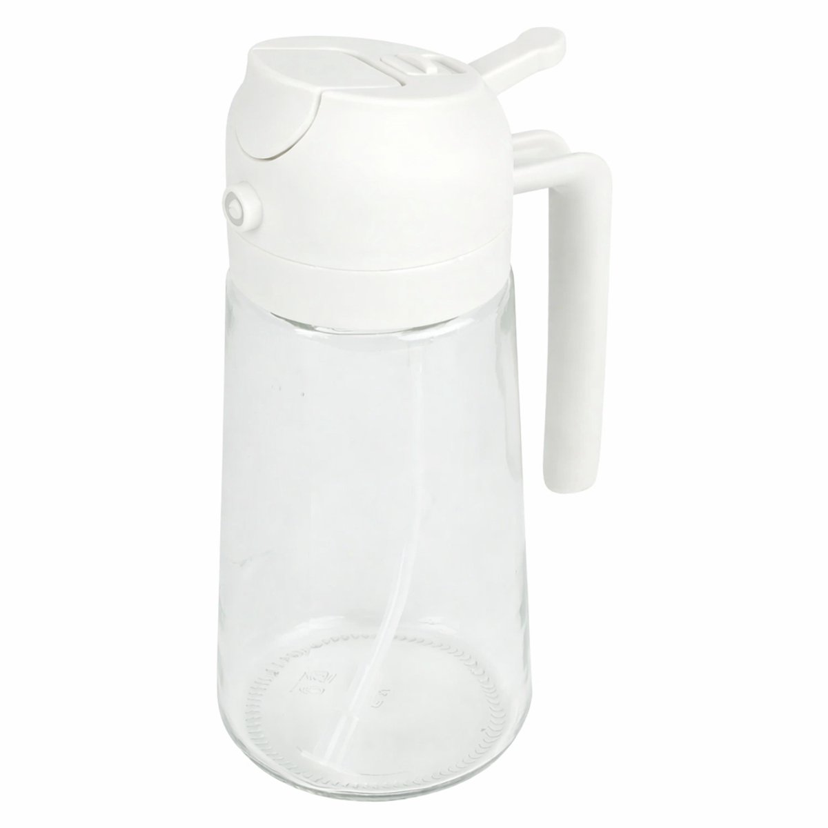 Olieschenker - wit - 2 in 1 - Spray en Giet functie - 470ml - oliesprayer